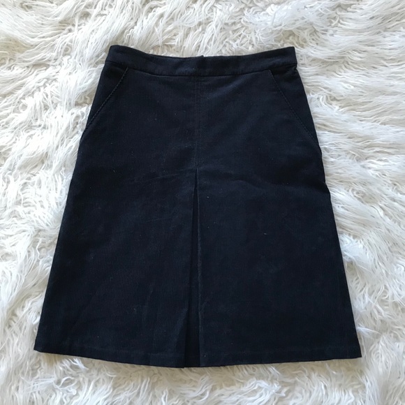 A.P.C. Coco Cotton-blend Corduroy Skirt In Blue 38 - Picture 2 of 10